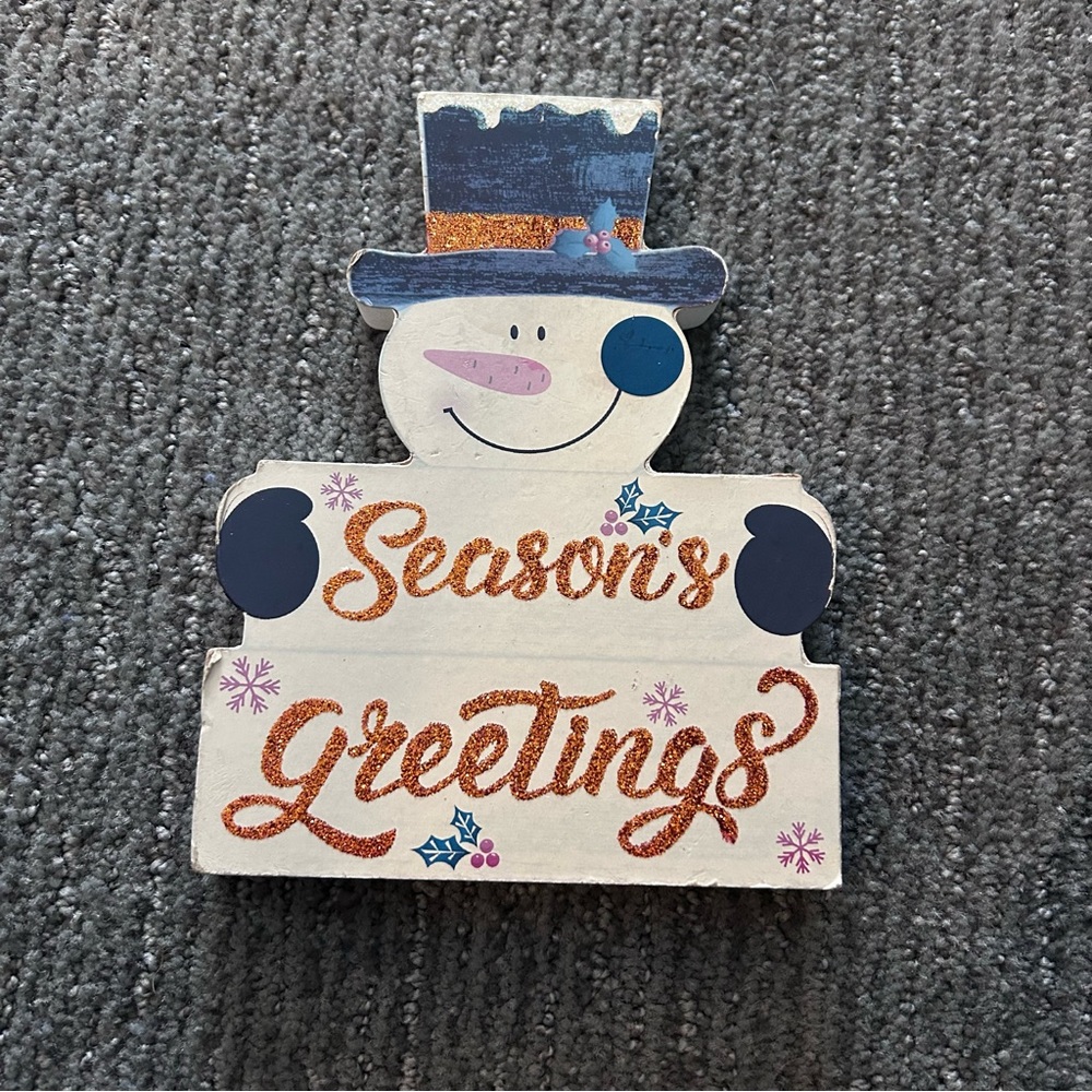 Festive Snowman Holiday Decor